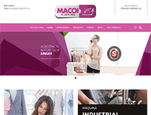 Tablet Screenshot of macoimaquinas.com.br
